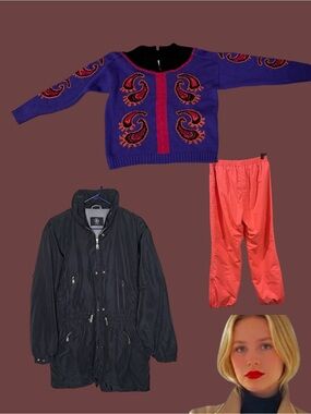 Obermeyer Ski Pants Gor- Tex Waterproof Orange